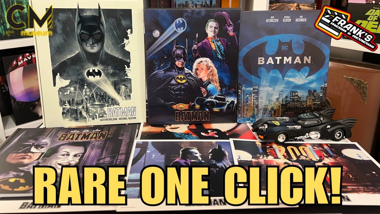 Unboxing A Rare Batman One Click | Only 250 Made! | Cinemuseum