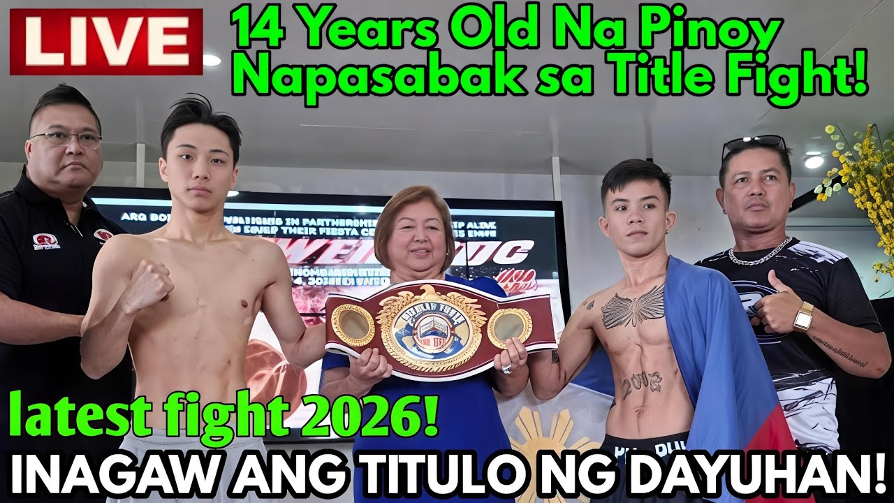 SAPUL ANG ULO NG DAYUHAN SA 14 YEARS OLD NA FIGHTER MULA SA CEBU! Inagawan ng Titulo Ang Dayuhang🔥🔥