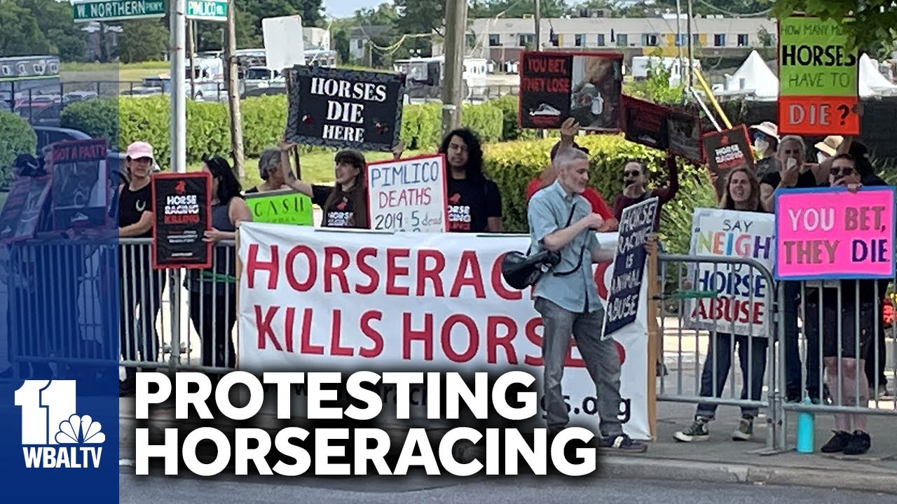 Protesters seek end of horseracing in Maryland