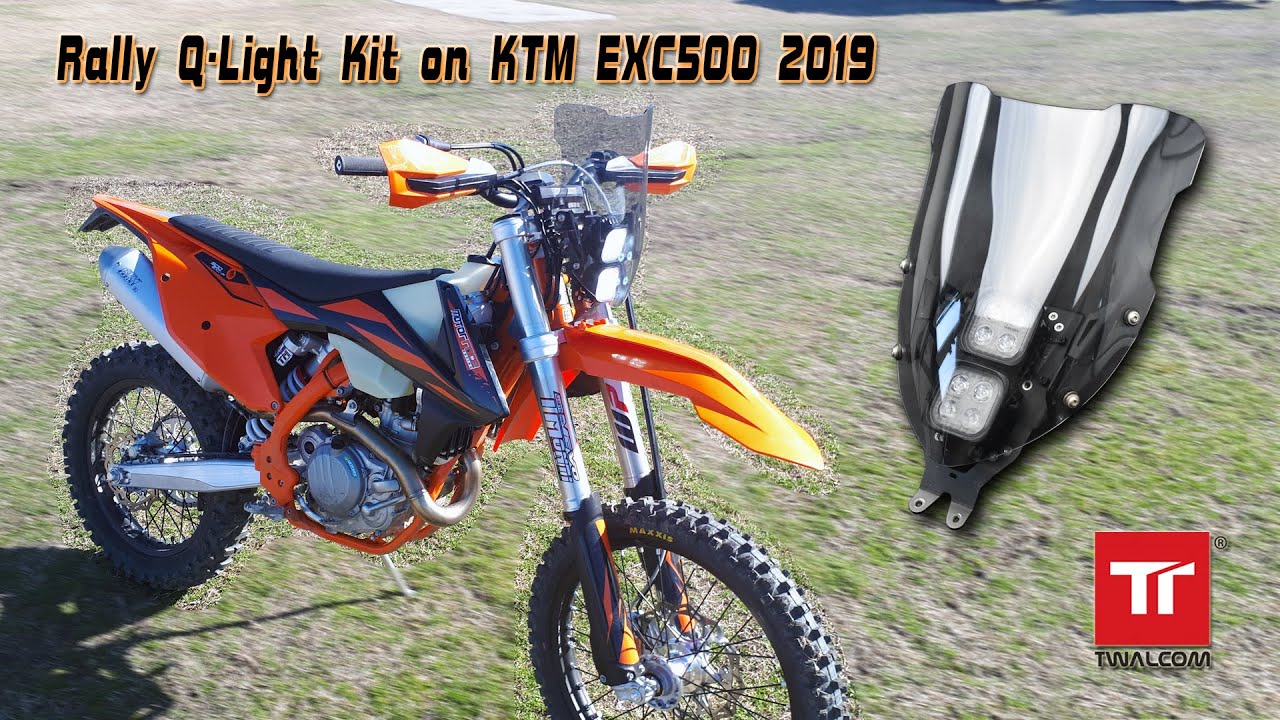 Twalcom Rally Q- Light Kit on KTM 500EXC 2019