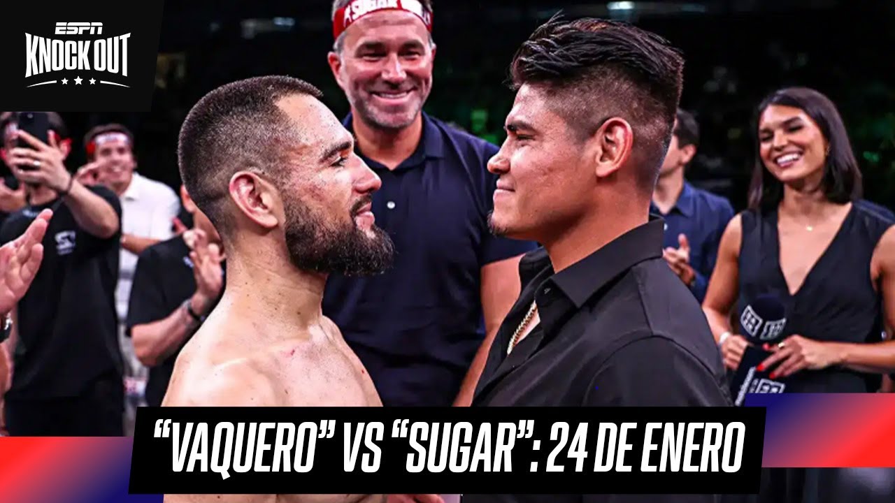 El “Vaquero” Navarrete vs. “Sugar” Núñez: 24 de enero de 2026 en Phoenix
