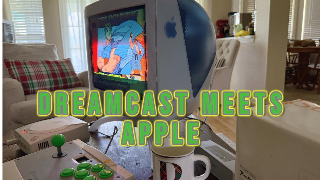I Hooked My Dreamcast to a Apple CRT (M6496) and Played Street Fighter Alpha 3