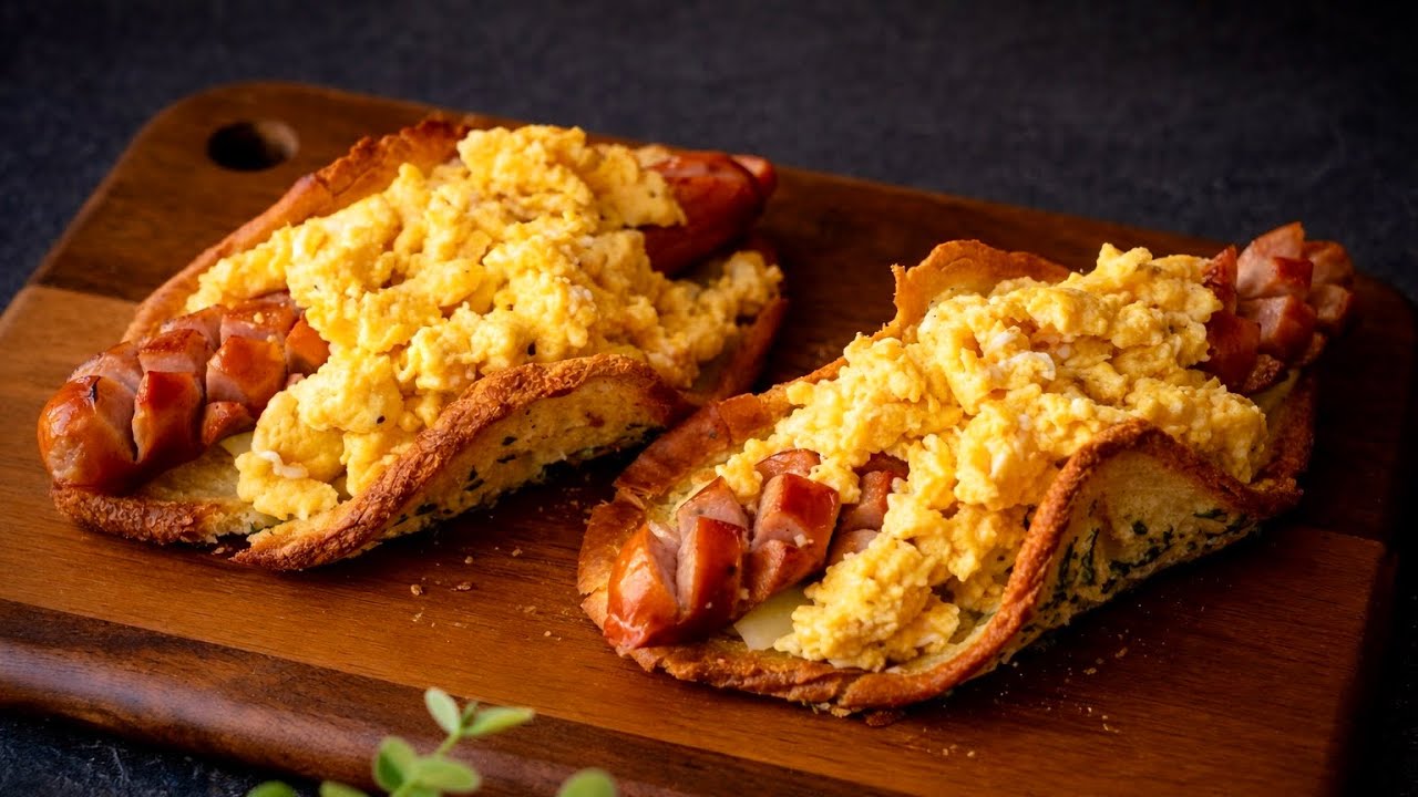 Этот завтрак настолько вкусный, что Я перестал покупать бутерброды! Просто, вкусно, хрустЯще!