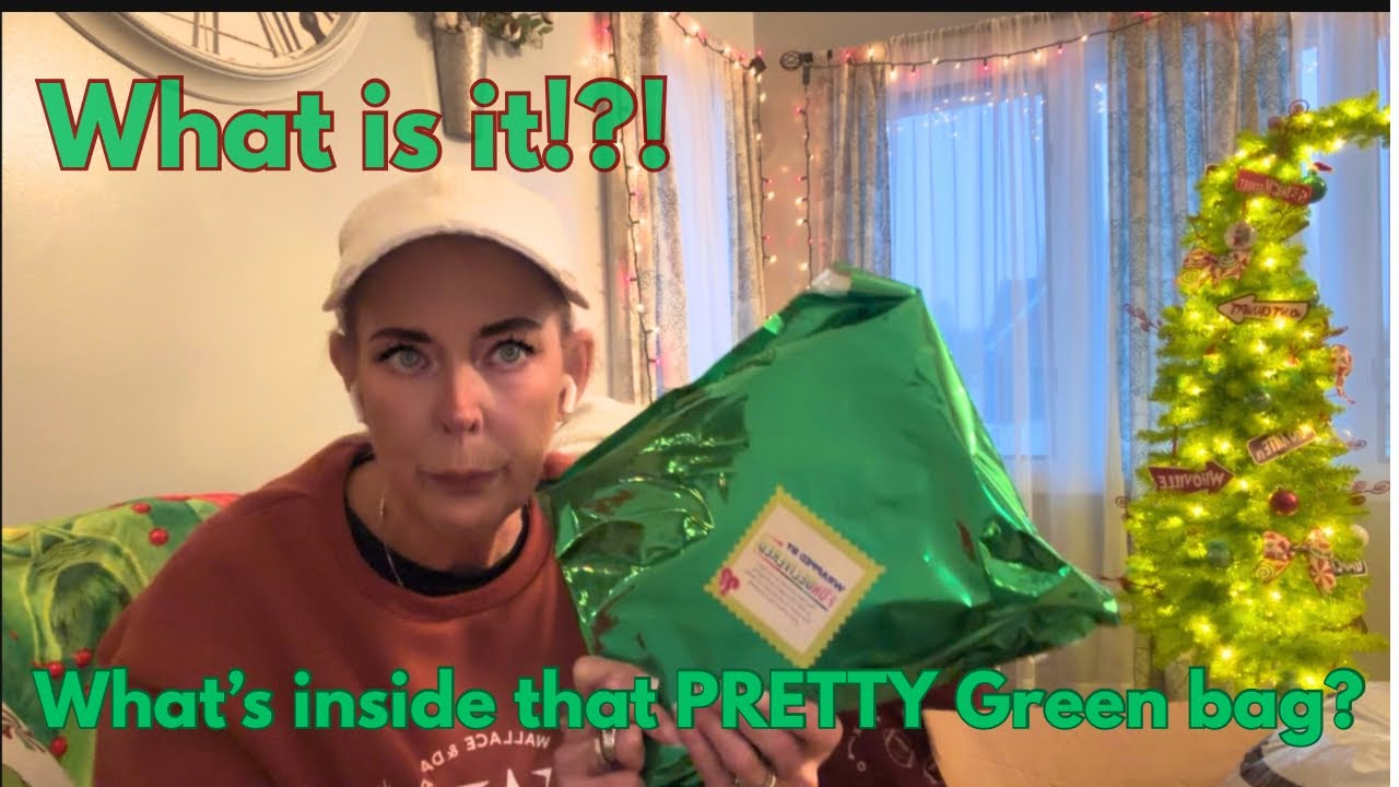 Mystery Alert! What’s in the Pretty Green Bag?  #mystery 
