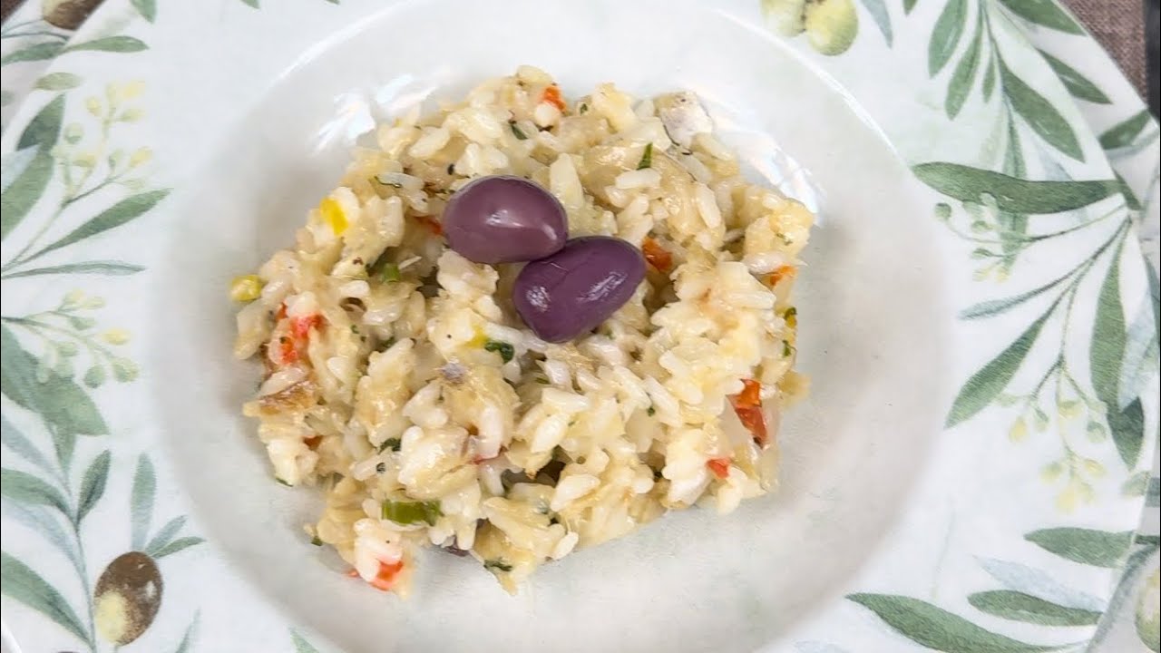 Risoto de bacalhau