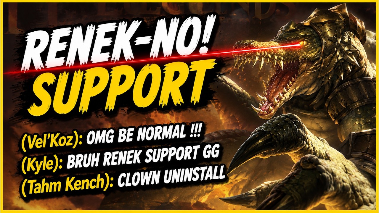 I PLAYED RENEKTON SUPPORT SO YOU DON'T HAVE TO