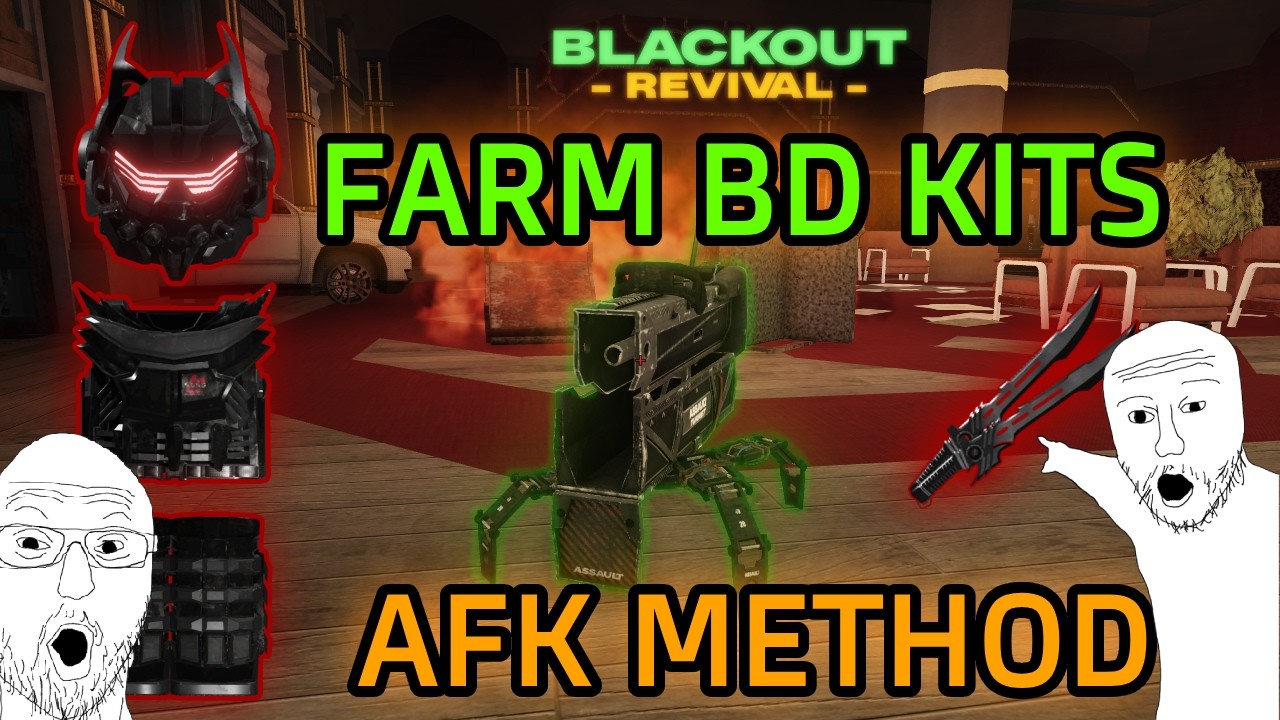 How to AFK points for BLADE DANCER KITS in Blackout: Revival