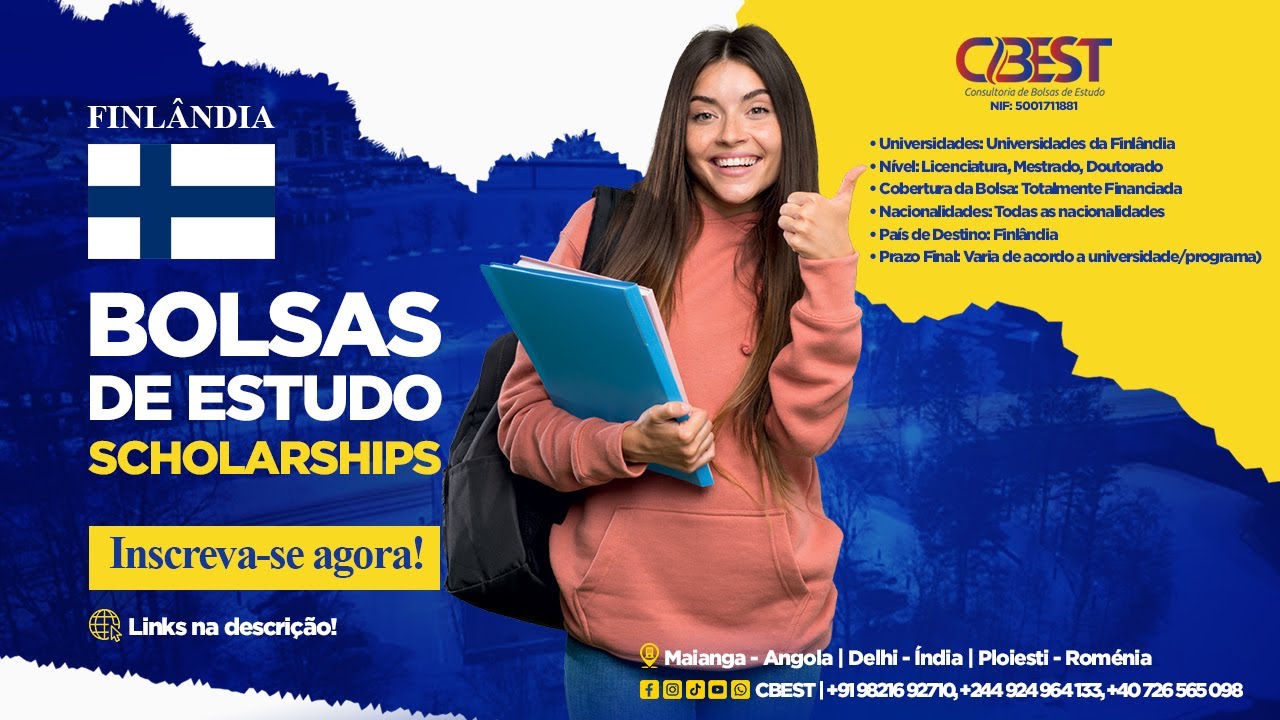 BOLSAS DE ESTUDO NA FINLÂNDIA SEM IELTS 2025 | ESTUDE GRATUITAMENTE NA FINLÂNDIA 🇫🇮🇫🇮🇫🇮