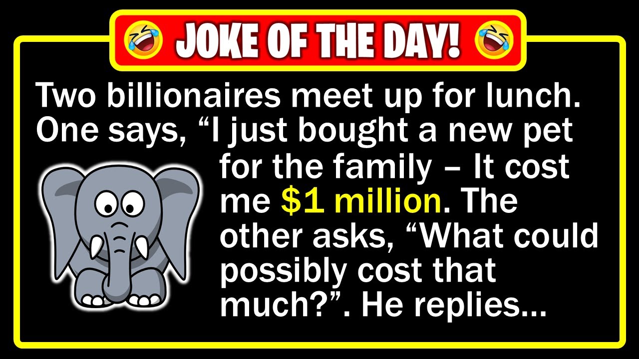 🤣 BEST JOKE OF THE DAY! - Two billionaire friends meet up for a long overdue... | Funny Dad Jokes