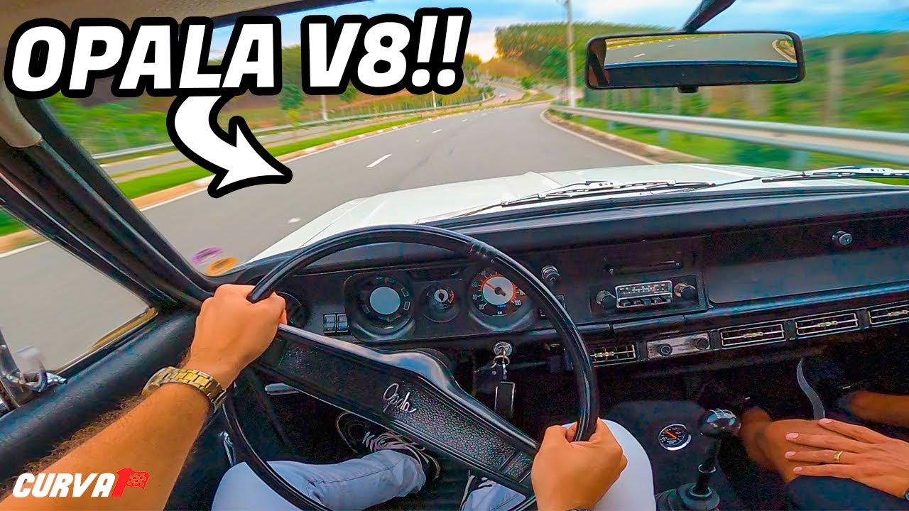 PRIMEIRA VEZ ACELERANDO O OPALA V8! 🔥