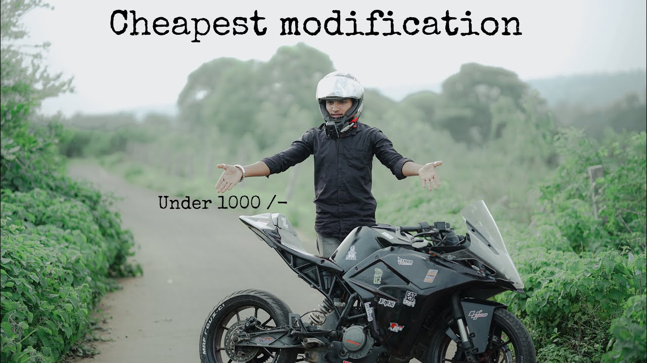 Cheapest modification on my ktm 😍🫶🏻 | preparation for new bike🥳 #ktmrc200 #ktmmodification #modified