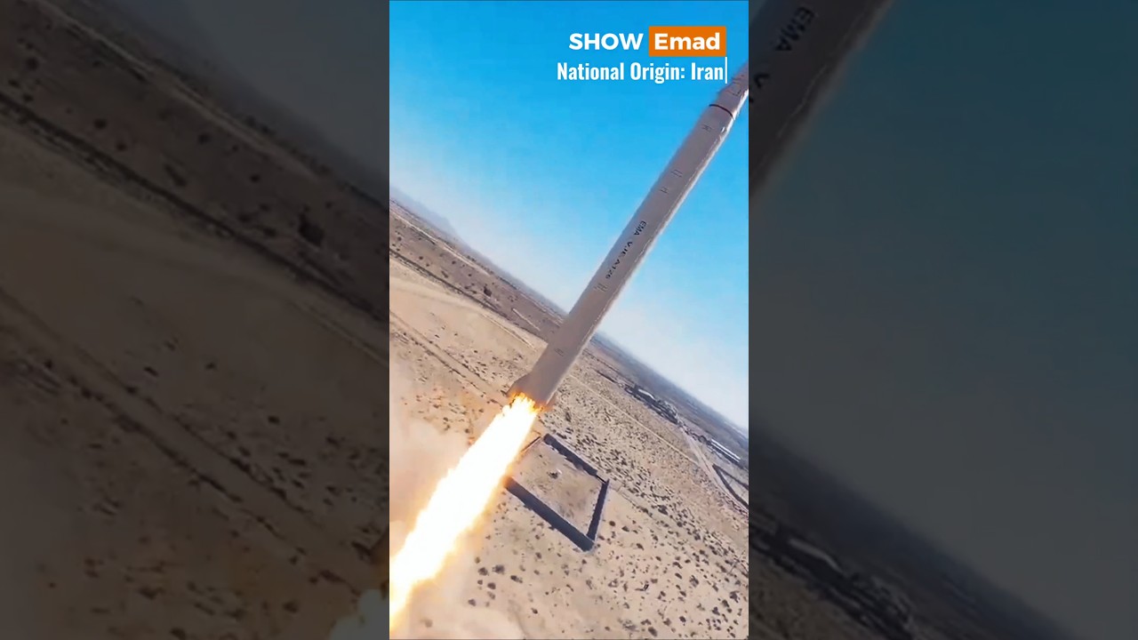 Emad in Action | Iran Ballistic Missile Strikes at Israeli Military Base