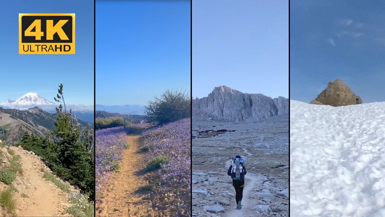 4K | 30 Minutes on The Pacific Crest Trail | California, Oregon & Washington
