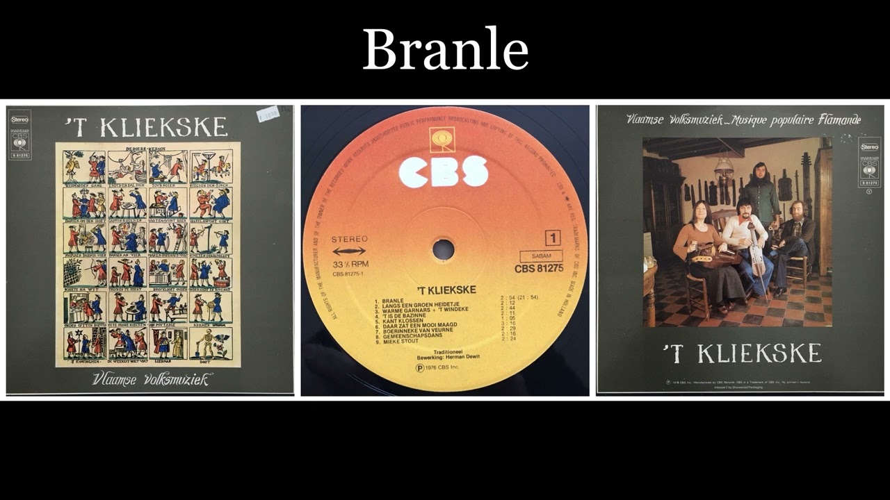 't Kliekske  - Vlaamse Volksmuziek - 01 Branle