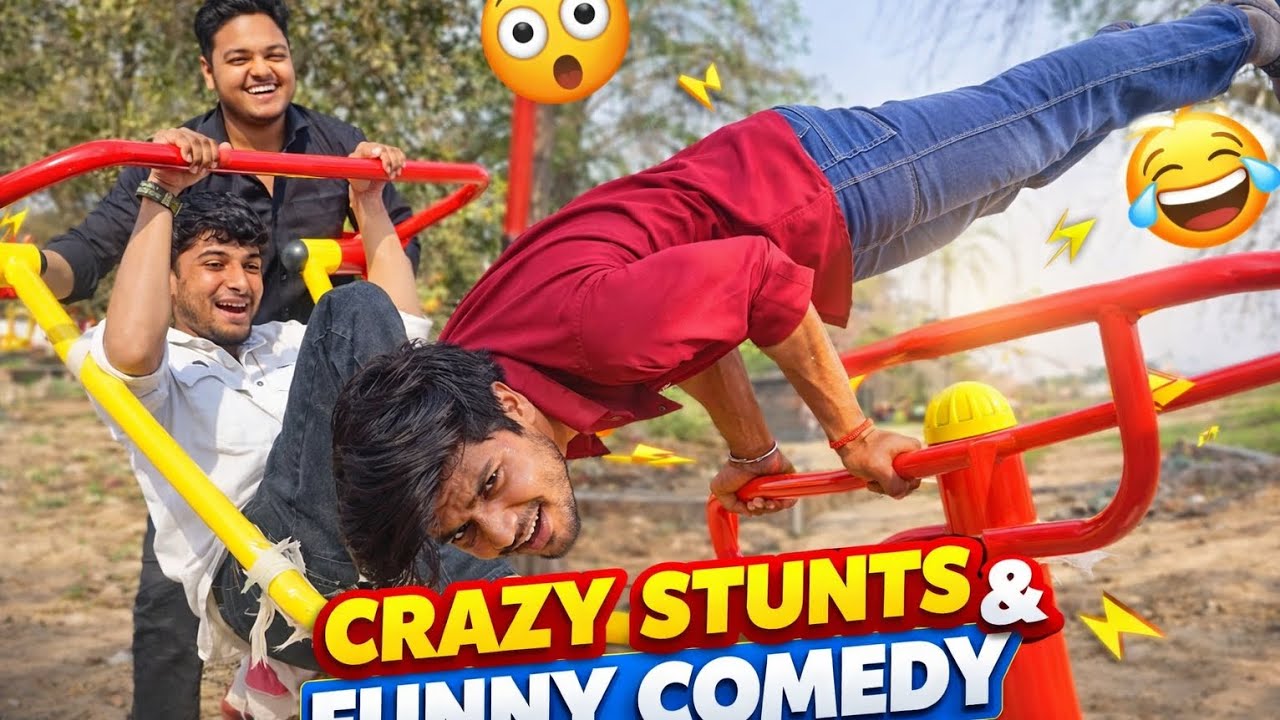 Crazy stunts funny 🤣