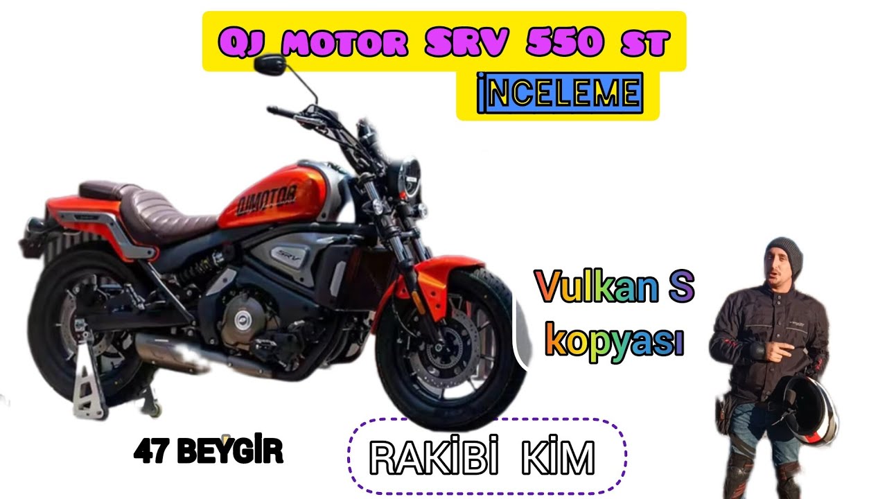 Qj motor srv 550 st incelemesi / Kawasaki vulkan kopyası mı/ hangi motorsikleti almalıyız? cruiser