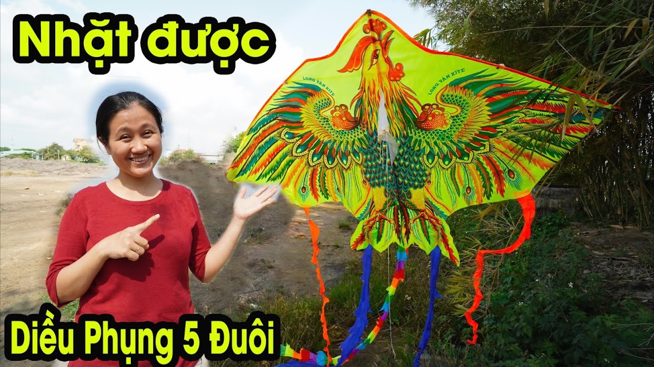 Thả Diều Cá Mập nhặt được Diều Phượng Hoàng 5 Đuôi / Mùa Thả Diều 2021