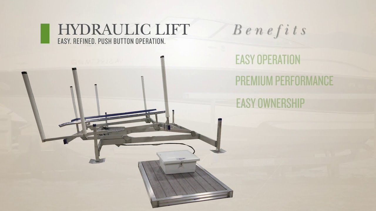 ShoreMaster Hydraulic Boat Lift