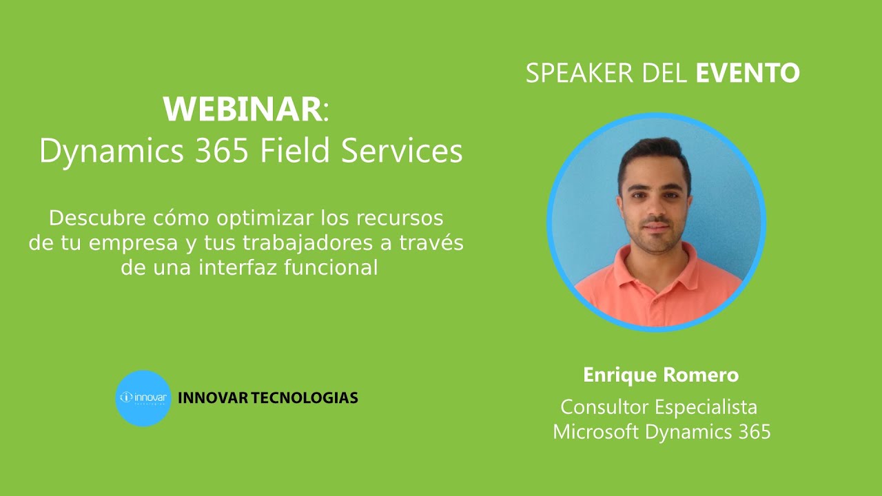 Webinar Dynamics 365 Field Services