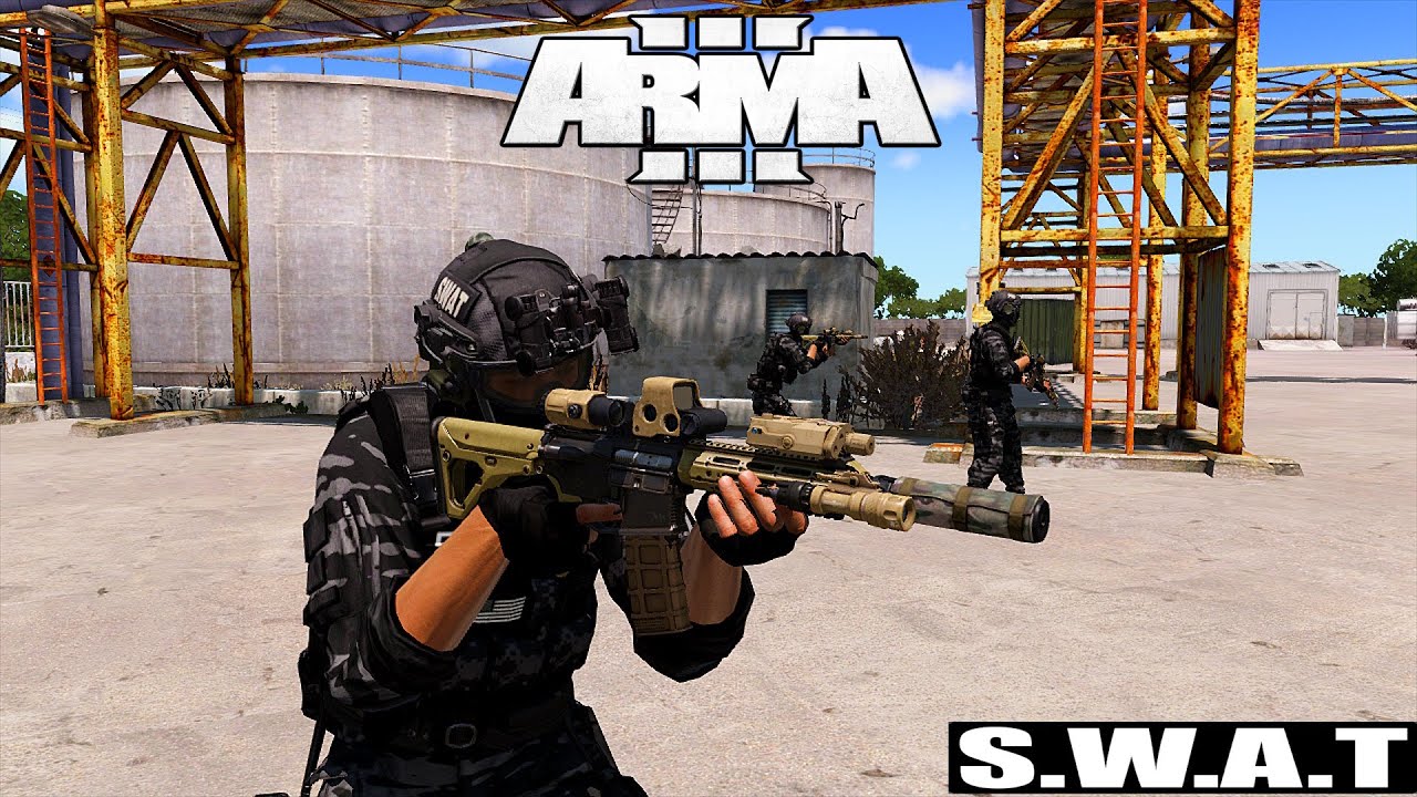 ARMA 3 ✪SWAT✪ MALDEN 2035 AIR PORT  