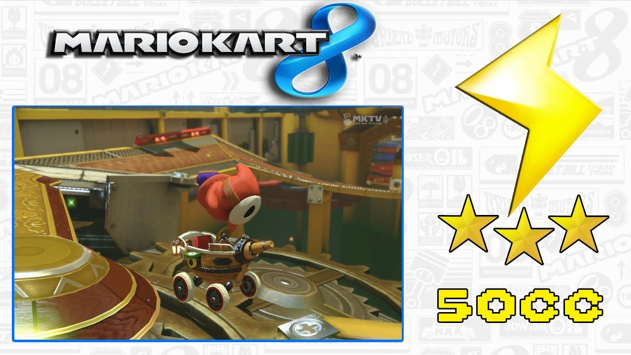 Mario Kart 8 (Lightning Cup 50cc | 3 Star Rank Guide) All Engine Classes