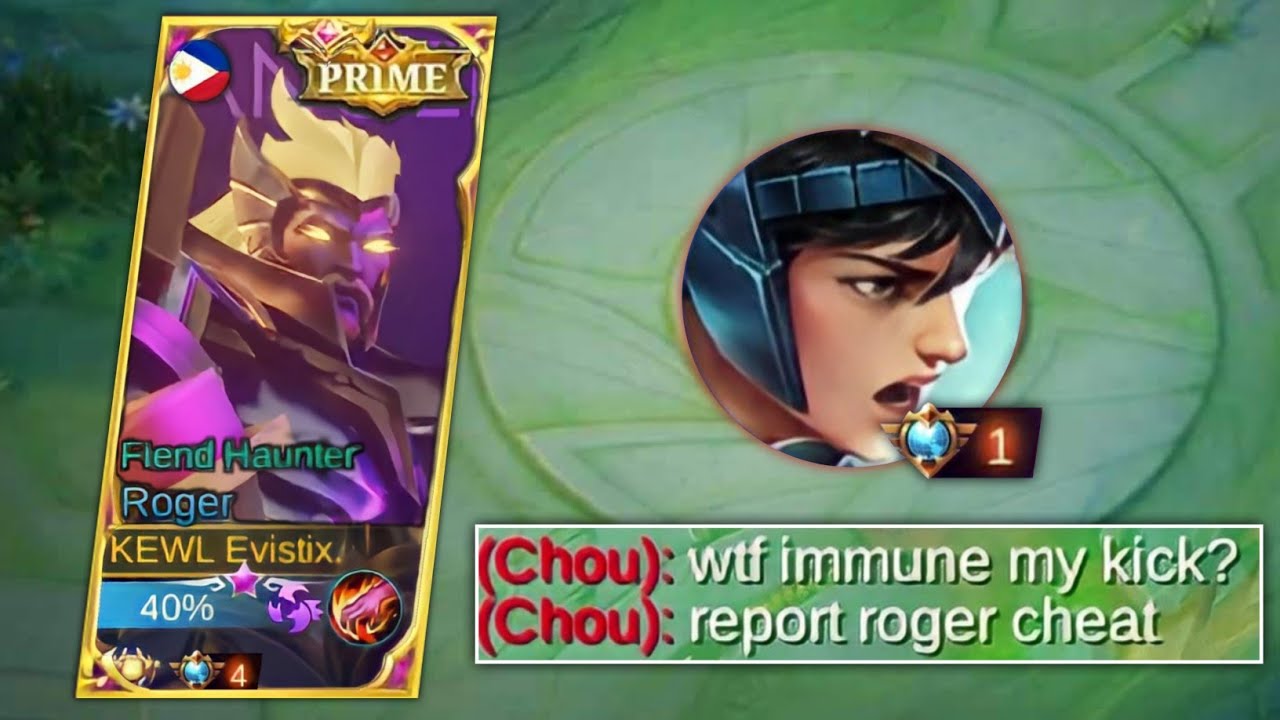 JUNGLE ROGER VS TOP GLOBAL SUPREME CHOU | HOW TO OUTPLAY CHOU (MUST WATCH) | MLBB