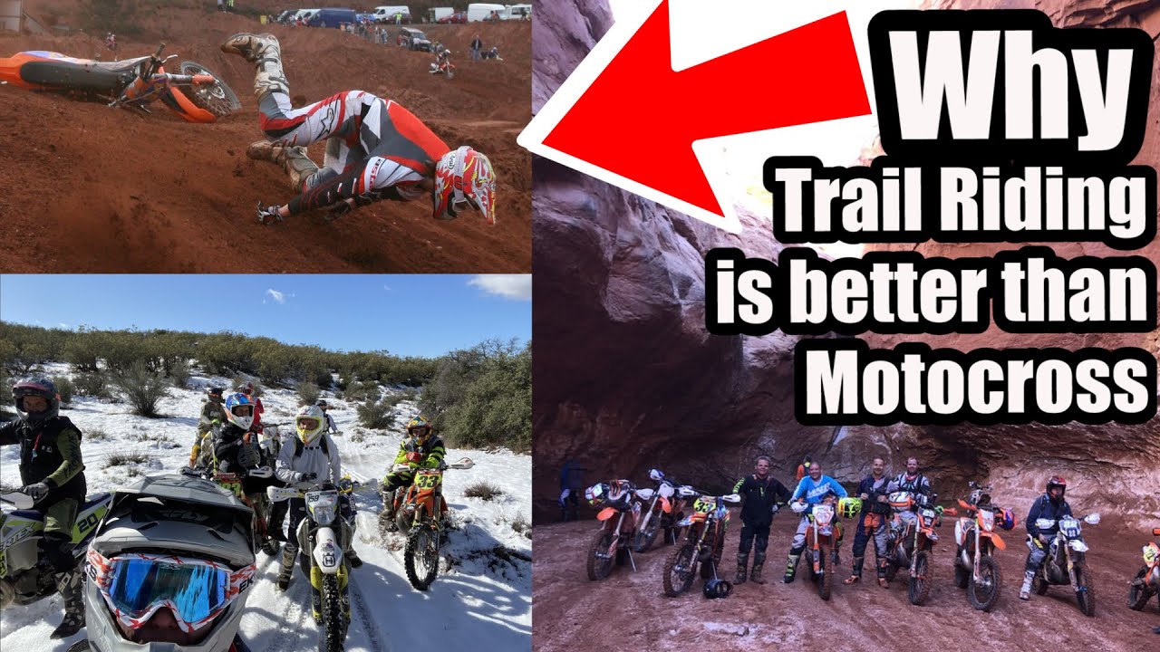 Why Trail Riding is better than Motocross! MX Sucks 😂
