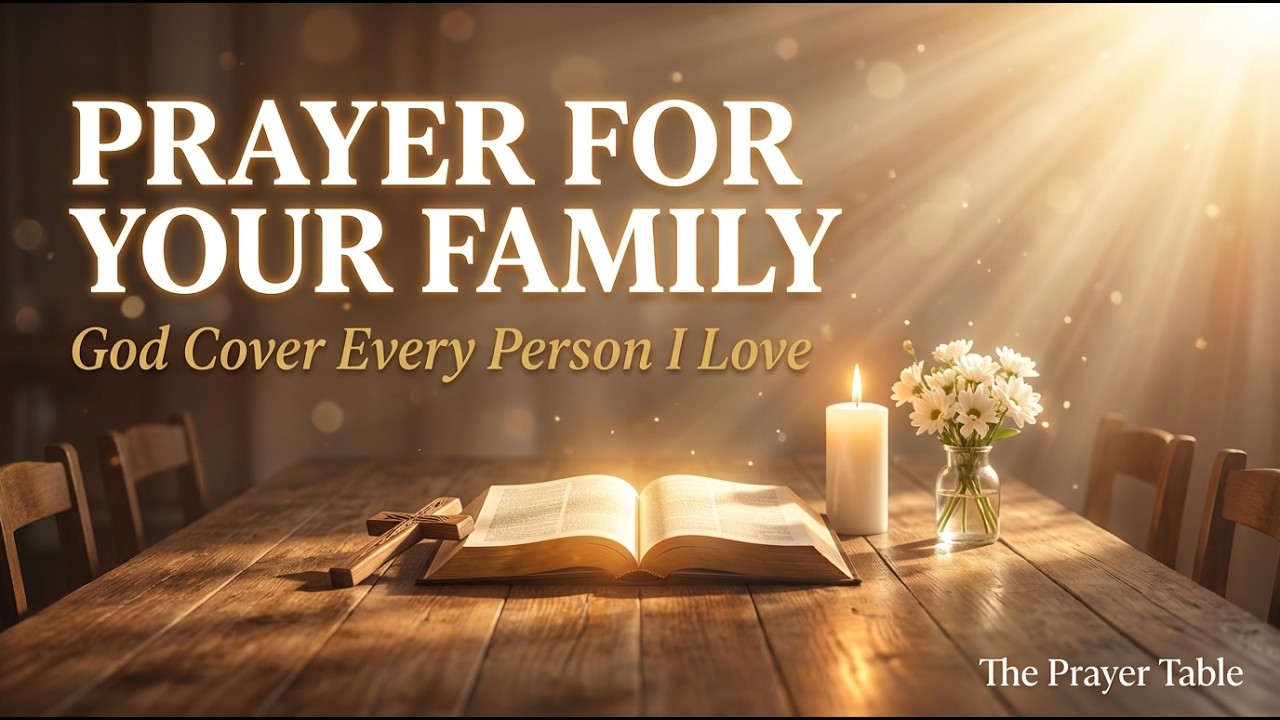 ✨ Prayer for Your Family — God Cover Every Person I Love With Your Mighty Hand | The Prayer Table