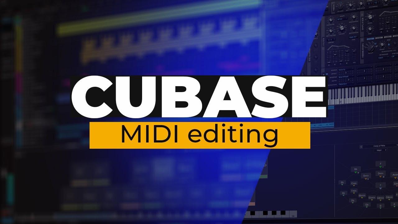 Cubase 13 Pro Tutorial (Lesson 9) – MIDI editing. Velocity. Modulation. Retrospective Recodrings