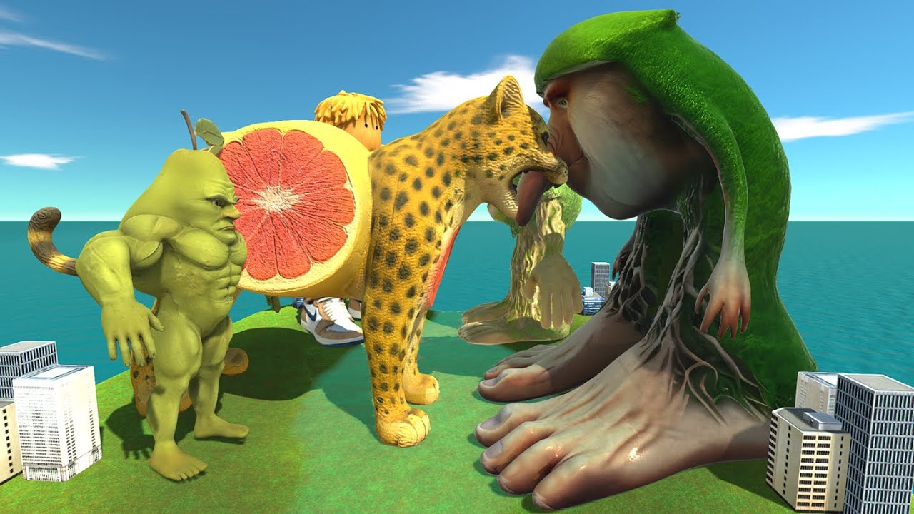Brainrot Animals Memes Brr Brr Patapim Team VS Leogrape Team in ARBS