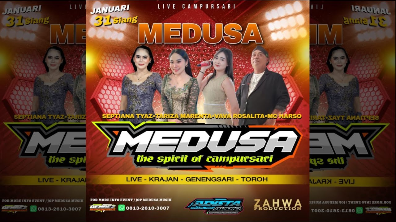 🛑LIE MEDUSA CAMPURSARI | WEDDING RINDIKA & DWI | KRAJAN DS.GENENGSARI KEC.TOROH | ADISTA AUDIO