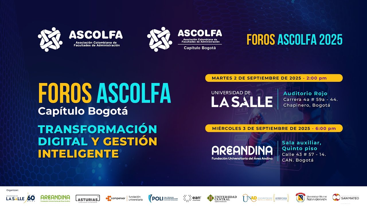 Foros ASCOLFA 2025 Capítulo Bogotá | Día 1