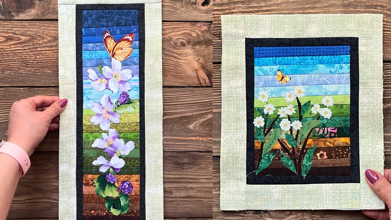  Patchwork Wall Art with Fabric Scraps | Easy & Creative