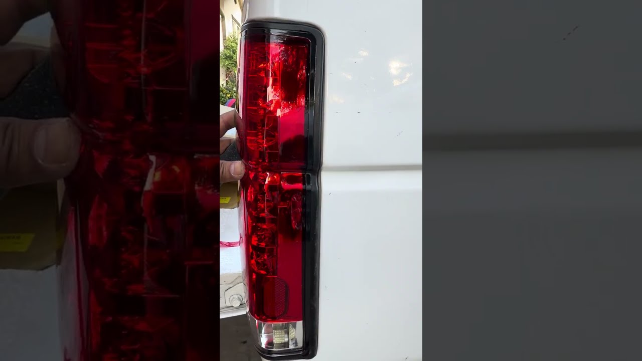 Calaveras led muy fácil de instalar Nissan hardbody 
