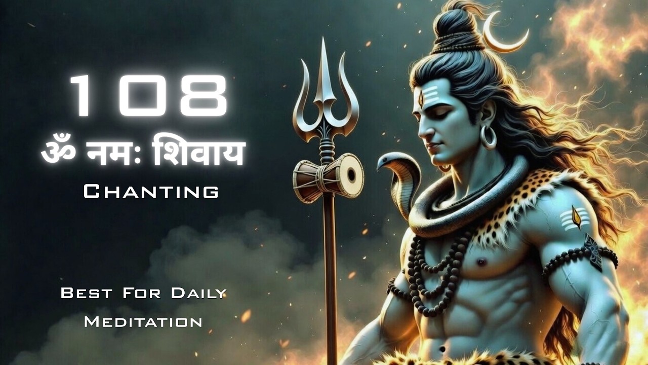 Om Namah Shivaya 108 Chants #mahadev #shiv #bhajan #tandav #omnamahshivaya
