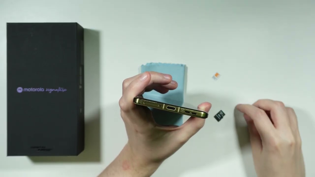 Motorola Signature: Как открыть лоток для SIM-карты без инструмента для извлечения SIM-карты