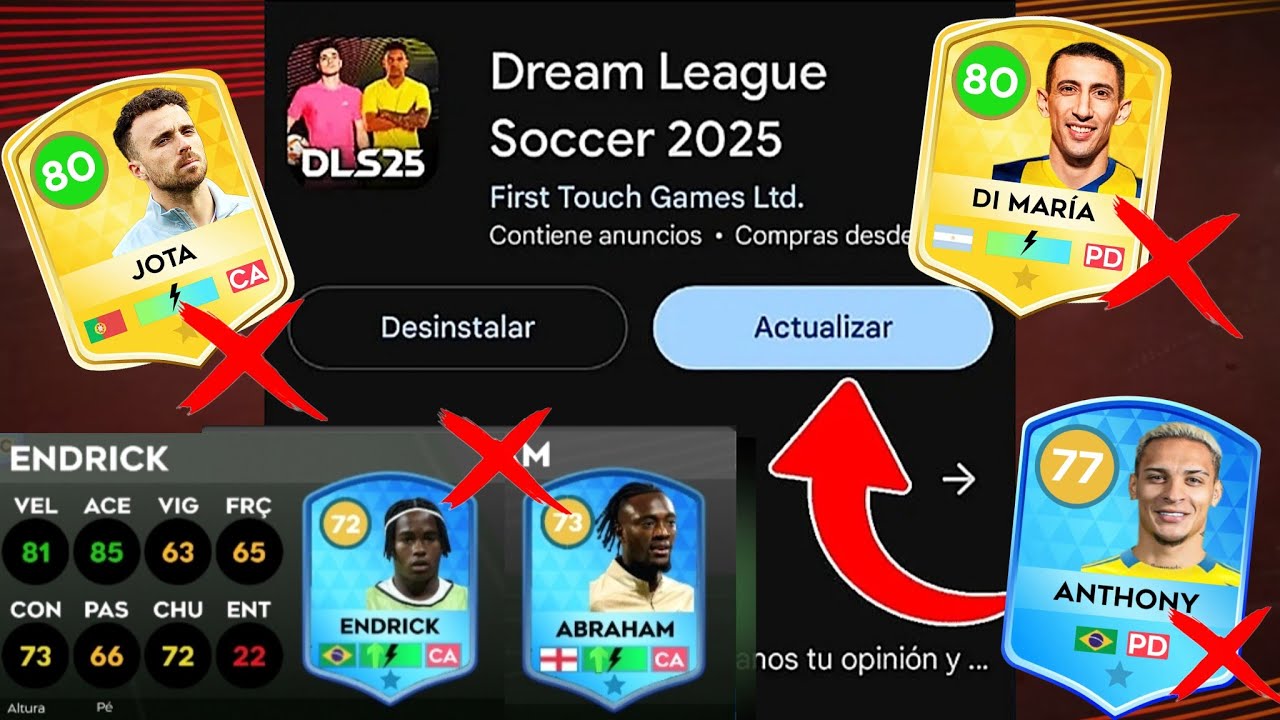 DLS 25 | + 19 JOGADORES ELIMINADOS NA PRÓXIMA ATUALIZAÇÃO DLS 25 🅰️🥺🥹✅