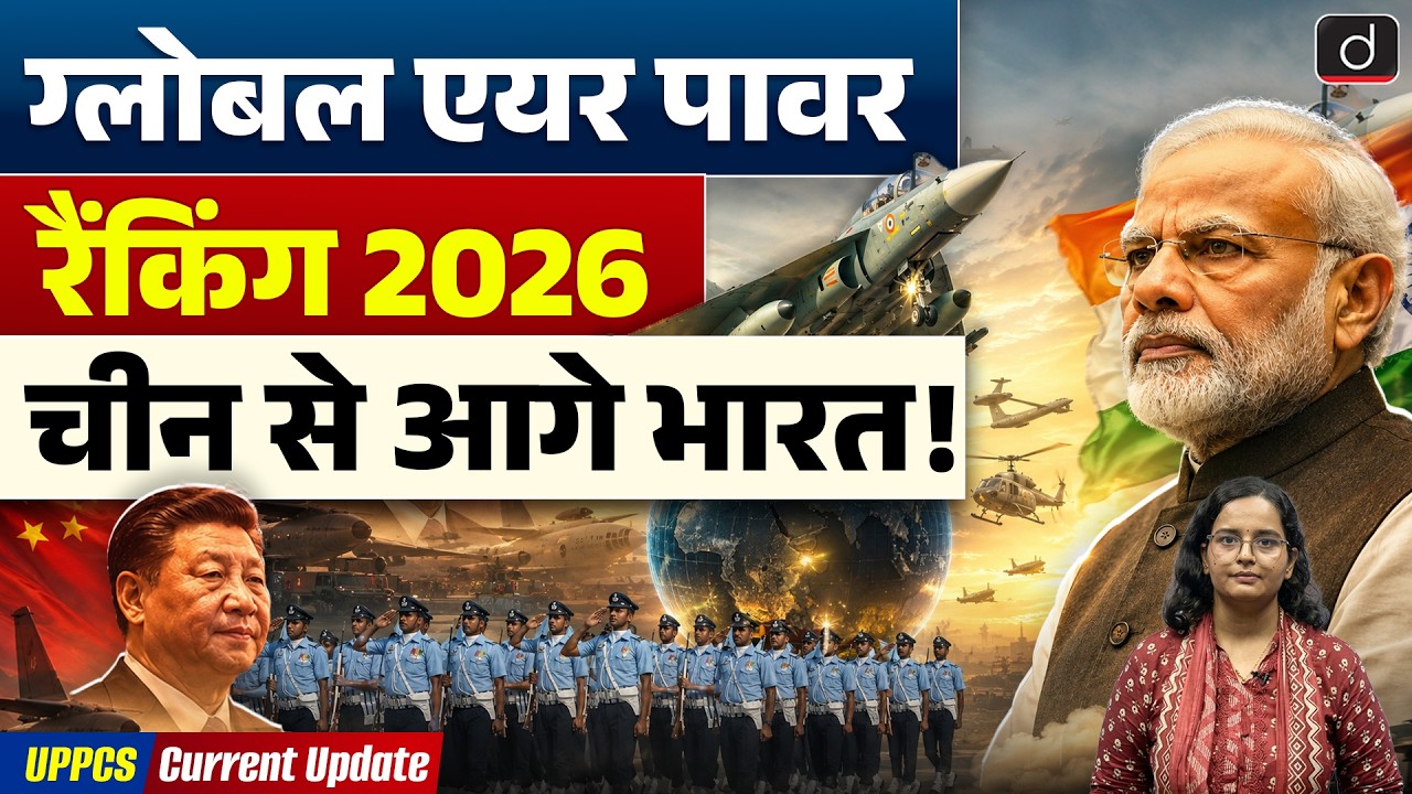 Global Air Power Ranking 2026 | Indian Air Force | Current Affairs | Drishti UPPCS