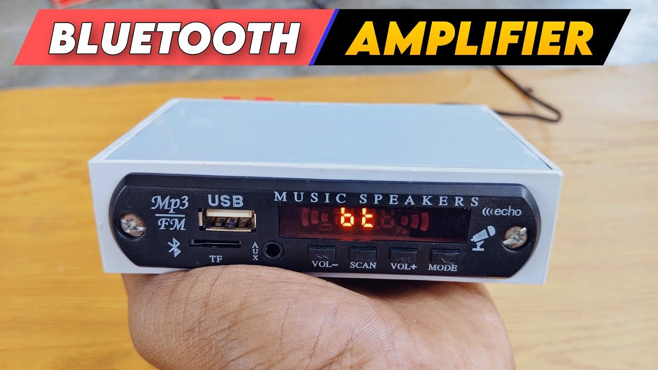 How to Make Powerfull Mini Bluetooth Amplifier At Home