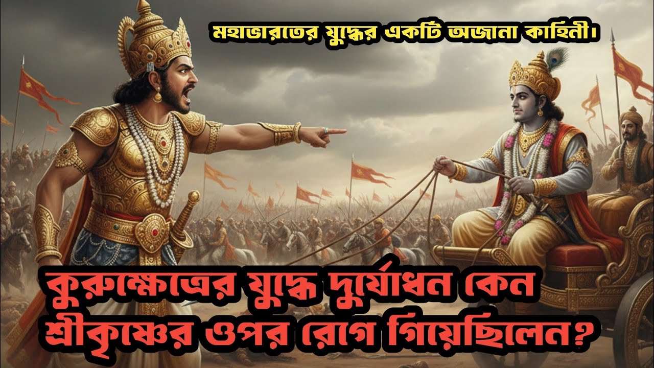 কুরুক্ষেত্রের যুদ্ধে শ্রীকৃষ্ণ কেন অর্জুনের সাথে ছিলেন? Motivational Speech in Bengali for success. 