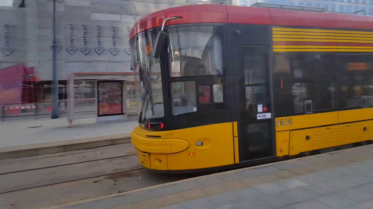 Przejazd: Pesa Jazz Duo 128N #3636 Tramwaje Warszawskie Linia 11