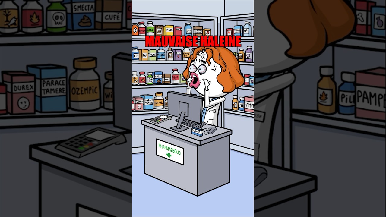 @kandicabri - POV : Quand tu vas &agrave; la pharmacie 💀#shorts #animation  #humour #drole #sketch