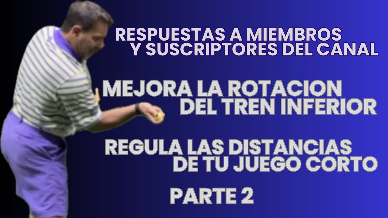 [Golf Swing Tips 2] Respuesta a Miembros y Suscriptores del Canal Parte 2 Lee la Descripción Abajo