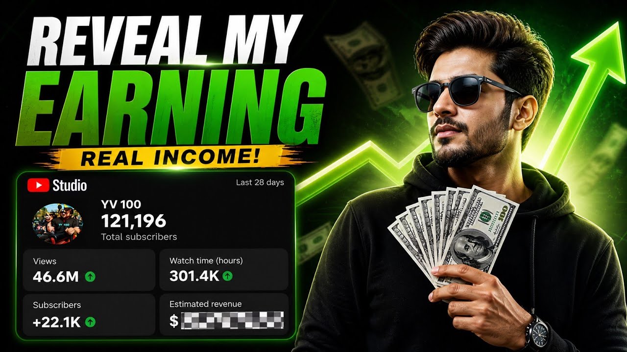 1M vs 31M Views = My YouTube Earnings 🤑 (Real Proof!)