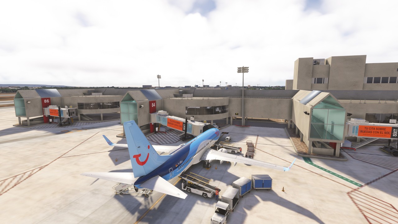 Landing at Palma de Mallorca Airport in the Boeing 737-800 I Microsoft Flight Simulator 2024