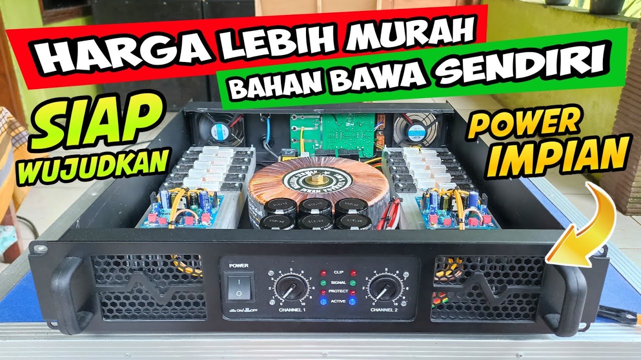 RAKIT POWER JADI LEBIH MURAH BAWA BAHAN SENDIRI!!! power 10 amper impianmu
