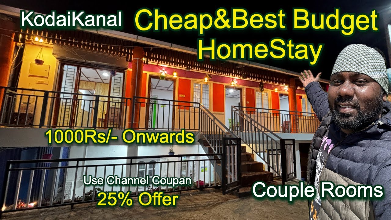Kodaikanal Cheap & Best Budget Family & Couple Homestay 1000Rs Onwards The Rose Valley Home stay