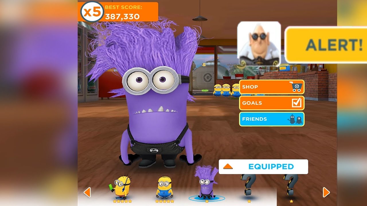Despicable Me Minion Rush Evil Minion Downtown gameplay android ios