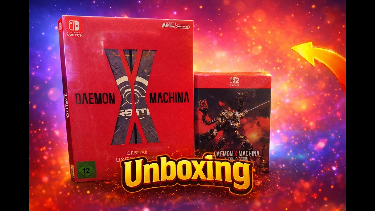 Daemon X Machina Titanic Scion Collector Unboxing Switch 2 Gameplay