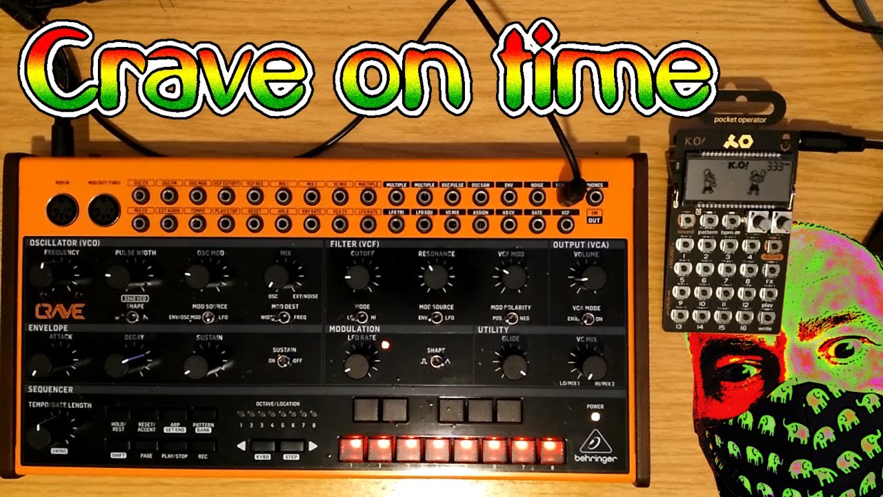 Basic Tutorial On Behringer Crave Syncing With Gate Signal